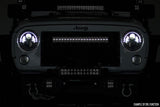 20 Inch Black Series LED Light Bar | Dual Row | Cool White DRL