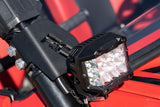 LED Light Kit | Cage Mount | 2" Chrome Pair | Wide Angle | Honda Talon 1000R