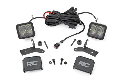 LED Light Kit | Hinge Mount | 2" Spectrum Pair | Jeep Gladiator JT/Wrangler JL (18-25)